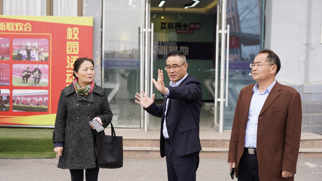甘肅財貿職業學院領導來我校交流