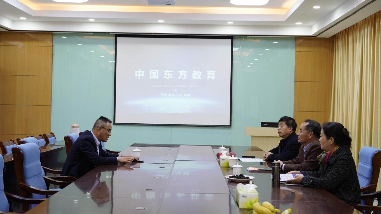 甘肅財貿職業學院領導來我校交流